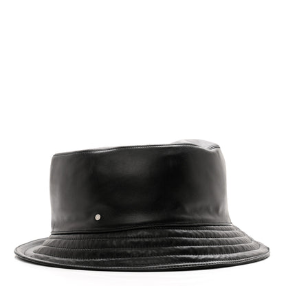Hermes Newton Calfskin Fred Bucket Hat 59 Black 4 of 10