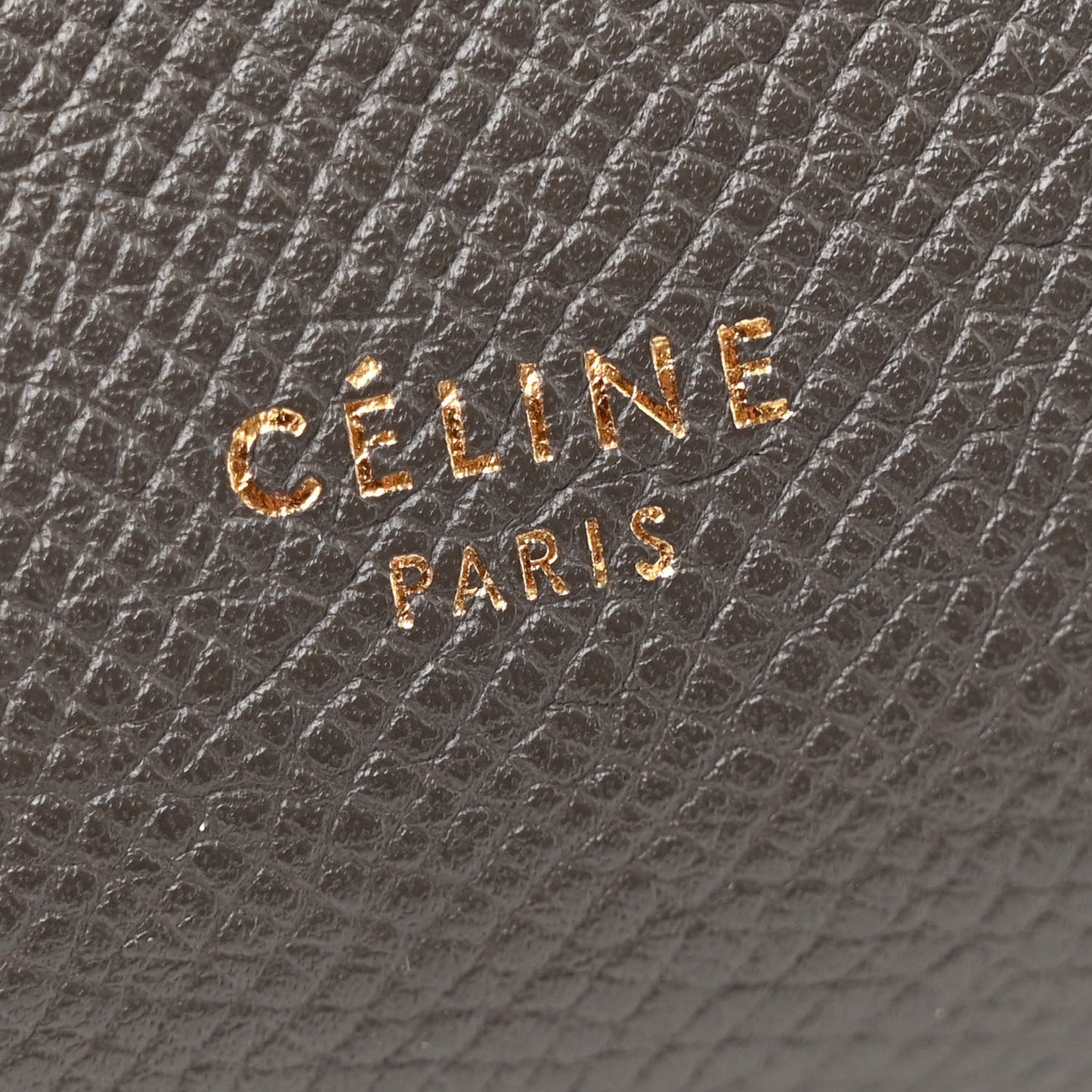 Baby Grained Calfskin Micro Belt Bag Grey