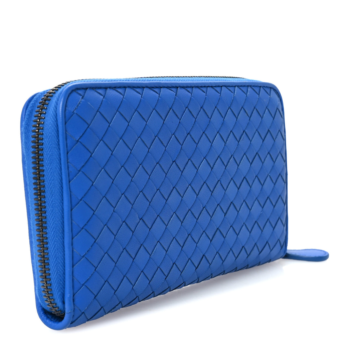 Bottega Veneta Nappa Intrecciato Zip Around Wallet Thunder 3 of 8