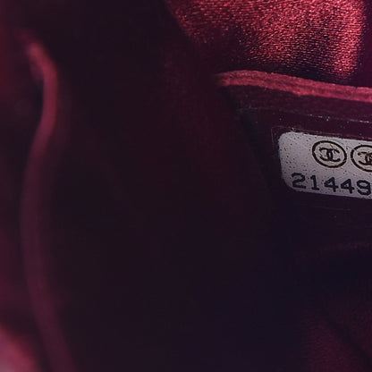Chanel Lambskin Quilted Extra Mini Studded Flap Burgundy 7 of 7