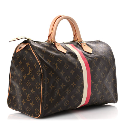 Louis Vuitton Monogram My LV Heritage Speedy 35 Rouge White 3 of 11