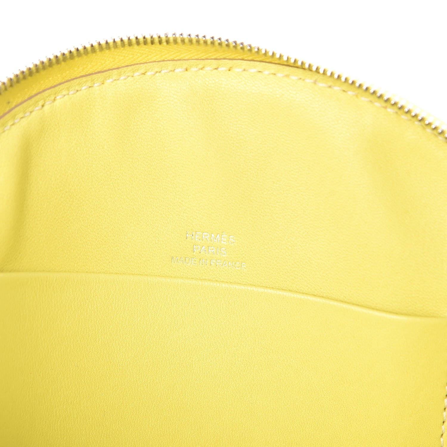 Hermes Chevre Mysore Tutti Frutti Citron Clutch Lime 7 of 8