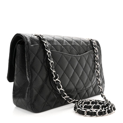 Chanel Caviar Quilted Medium Double Flap Black 3 of 10