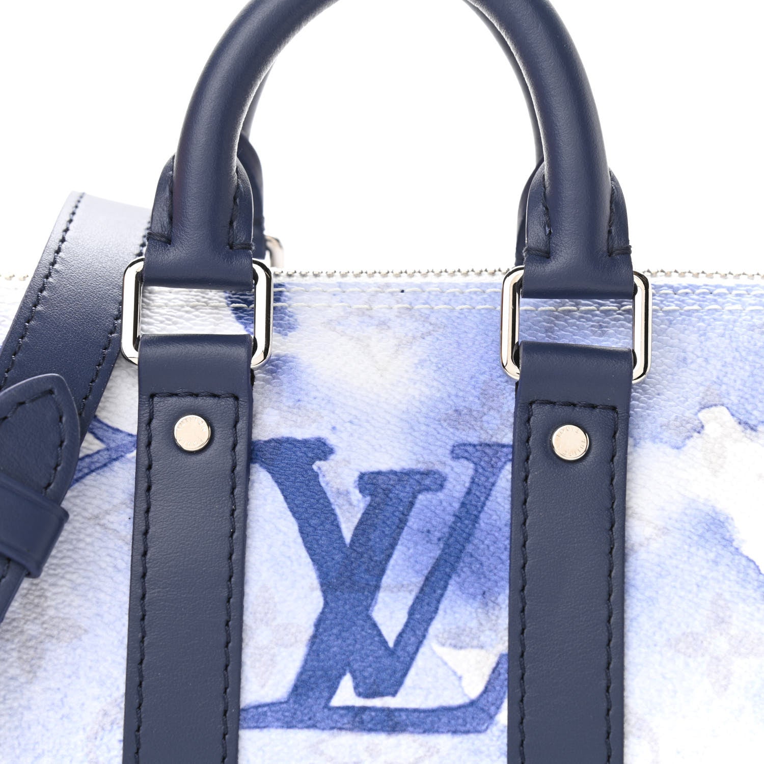 Louis Vuitton Monogram Watercolor Keepall XS Blue 8 of 10
