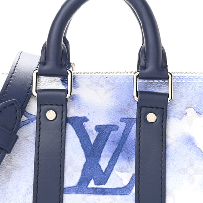 Louis Vuitton Monogram Watercolor Keepall XS Blue 8 of 10