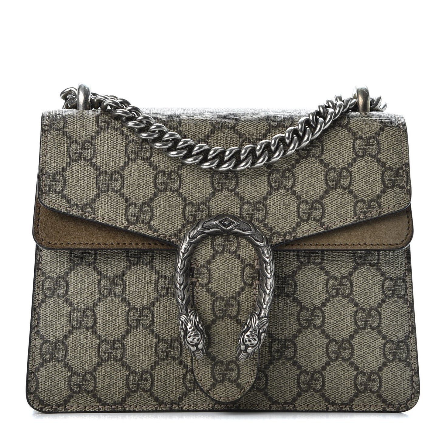 GG Supreme Monogram Mini Dionysus Shoulder Bag Taupe