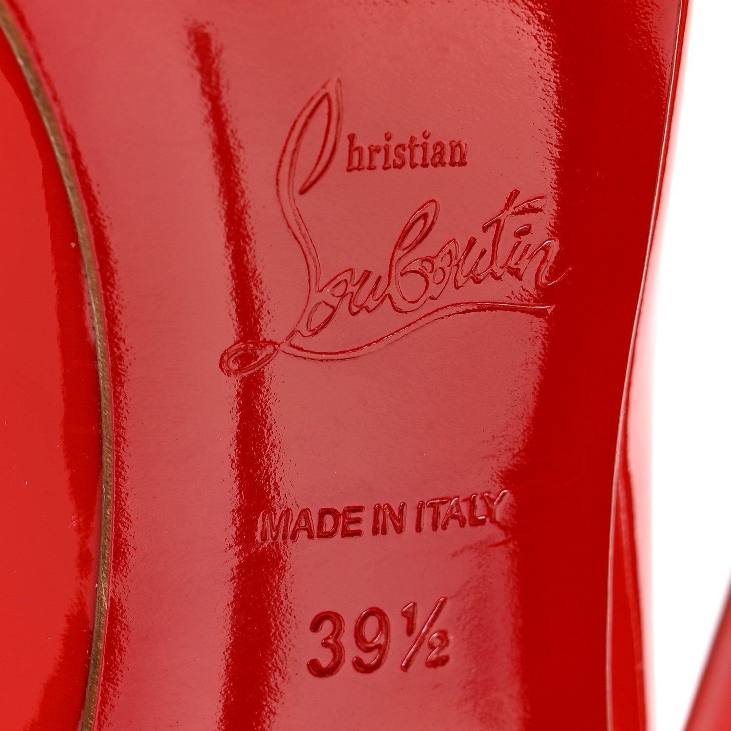 Christian Louboutin Patent So Kate 120 Pumps 39.5 Corazon 7 of 11