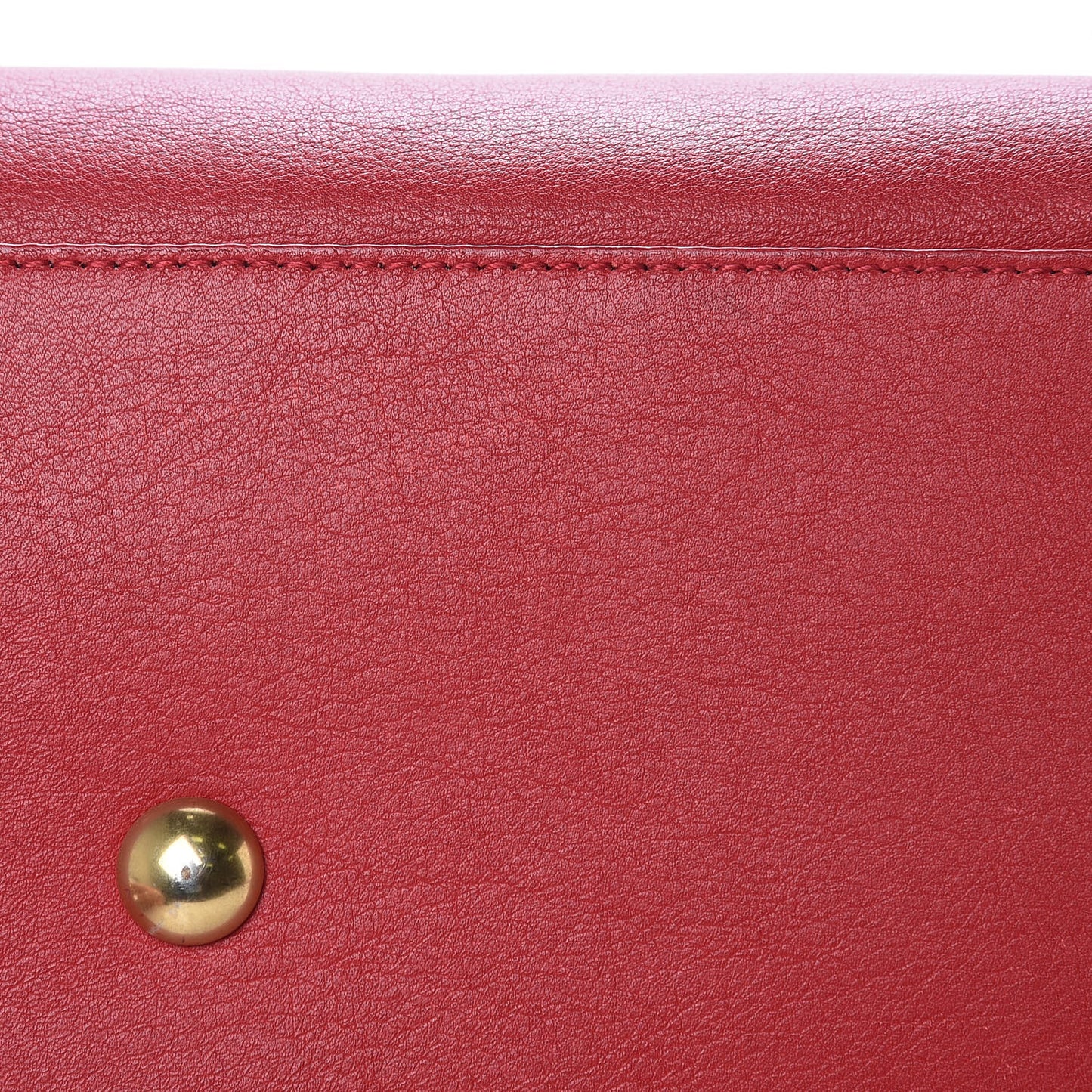 Calfskin Small Classic Y Cabas Rouge Orient