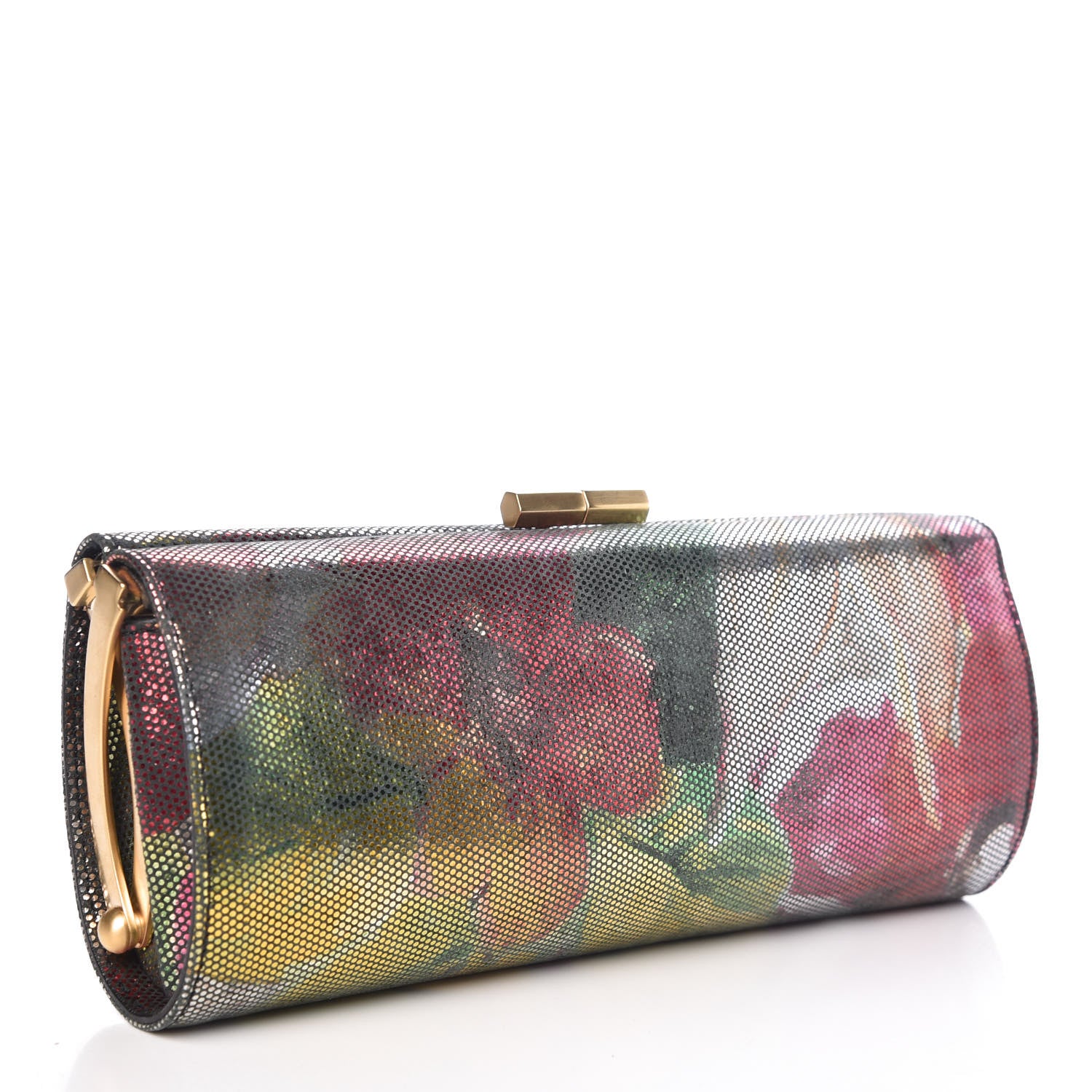 Jimmy Choo Pixelated Floral Small Evening Clutch 3 of 6