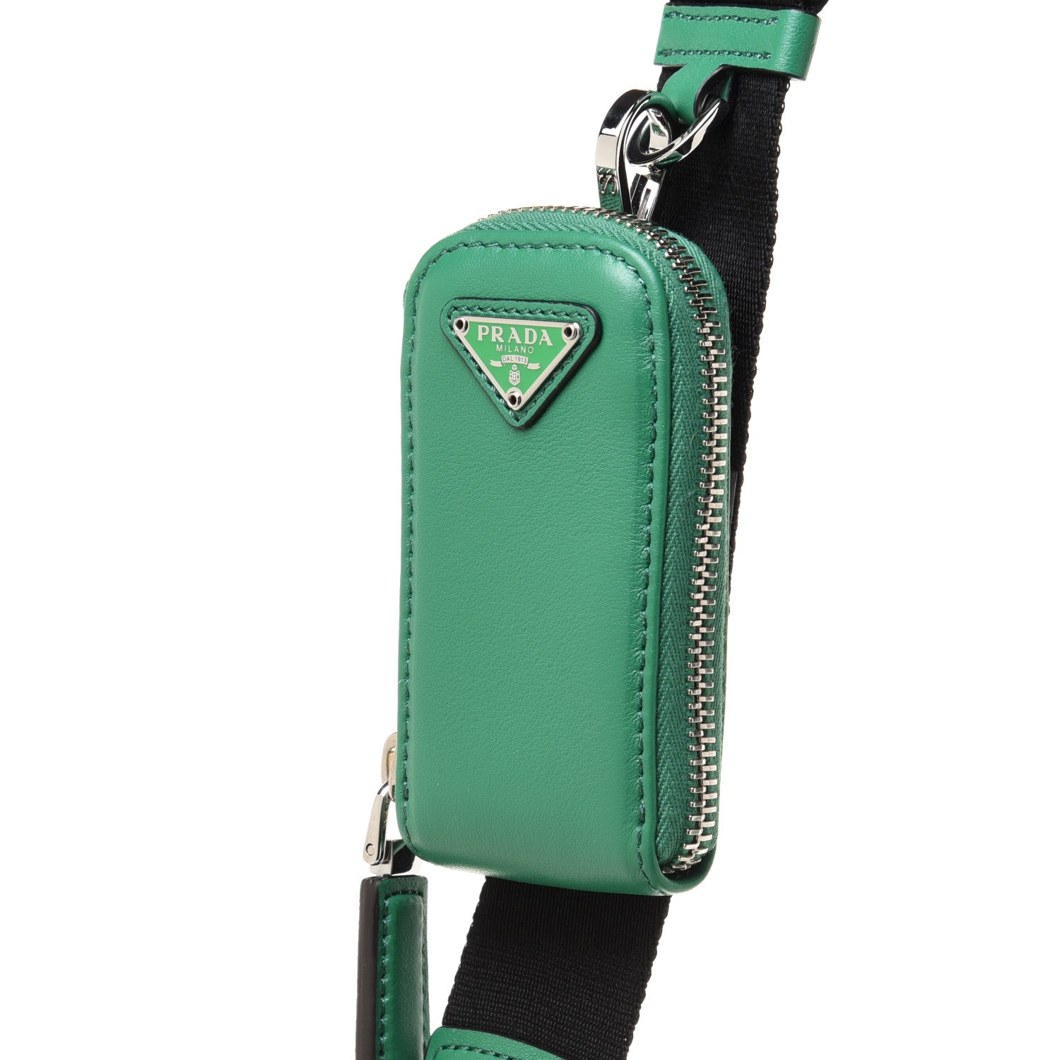 Prada Grace Lux Triangle Shoulder Bag Mango 9 of 12