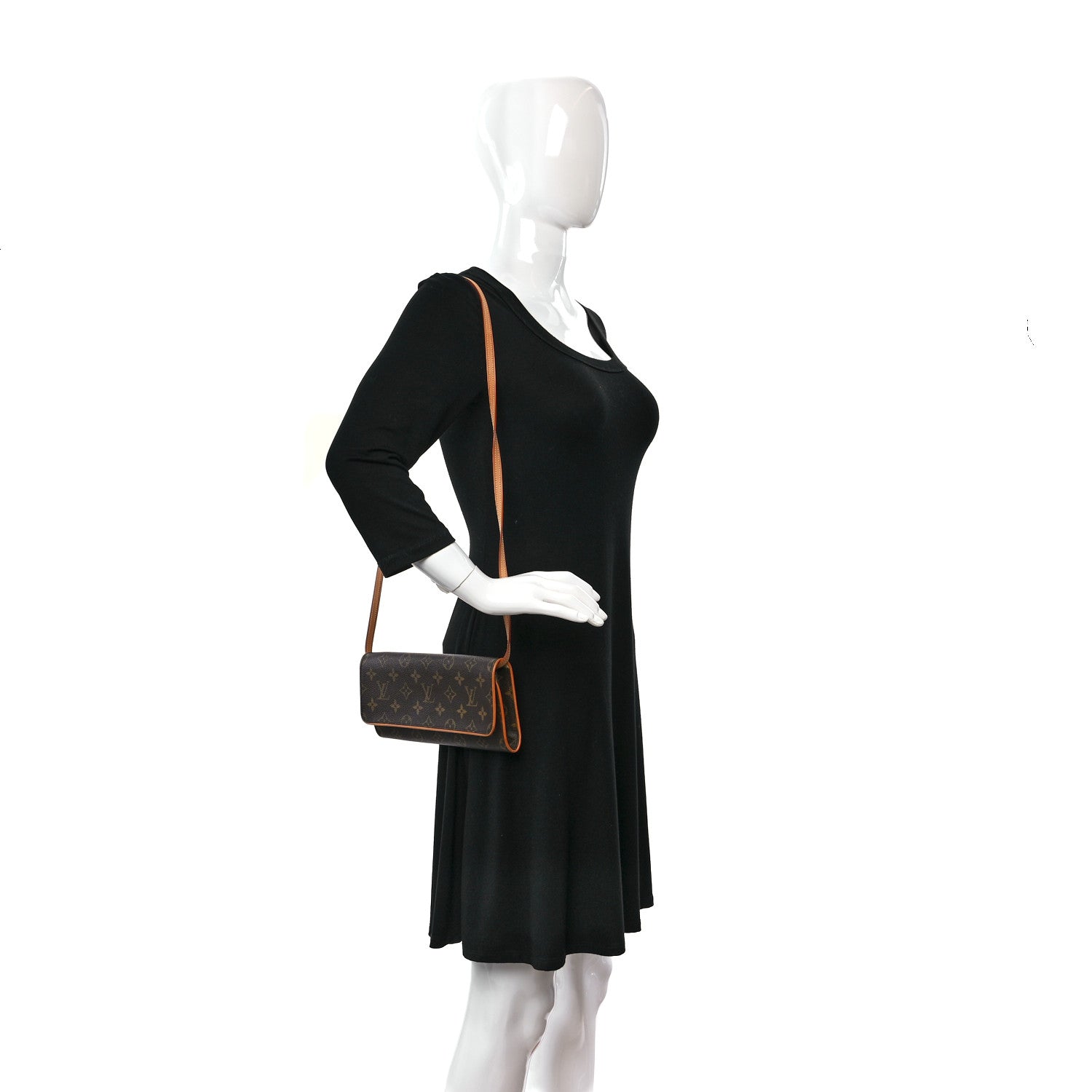 Louis Vuitton Monogram Pochette Twin GM 3 of 9