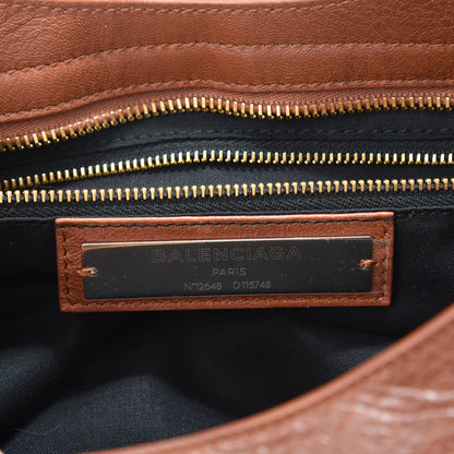 Balenciaga Agneau Classic Gold Hardware City Marron Cognac 6 of 8