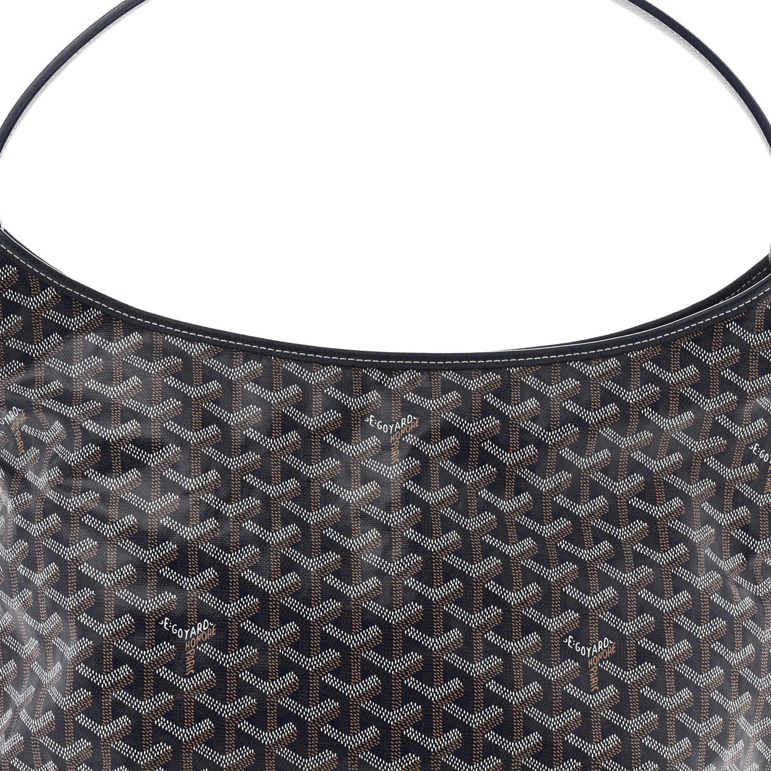 Goyard Goyardine Boheme Hobo Navy Blue 9 of 12