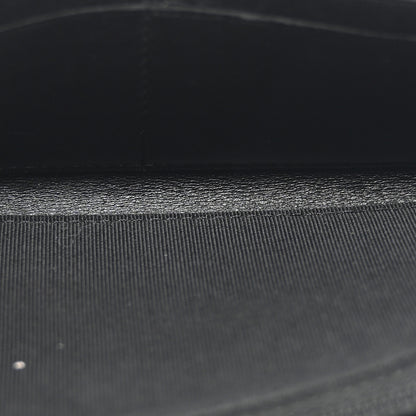 Chanel Lambskin Quilted Large Gusset Zip Around Wallet Black 5 of 11