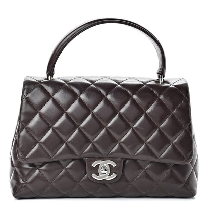 Chanel Lambskin Quilted Medium Kelly Flap Brown 1 of 12