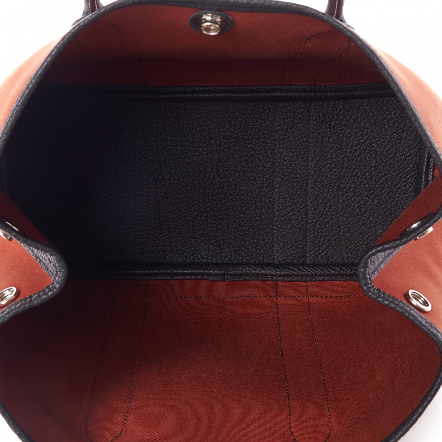 Hermes Toile Officier Negonda Garden Party 30 TPM Cuivre Black 6 of 7