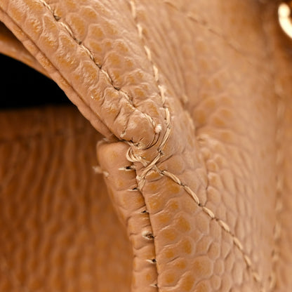 Chanel Caviar Quilted Medium Double Flap Beige 11 of 14