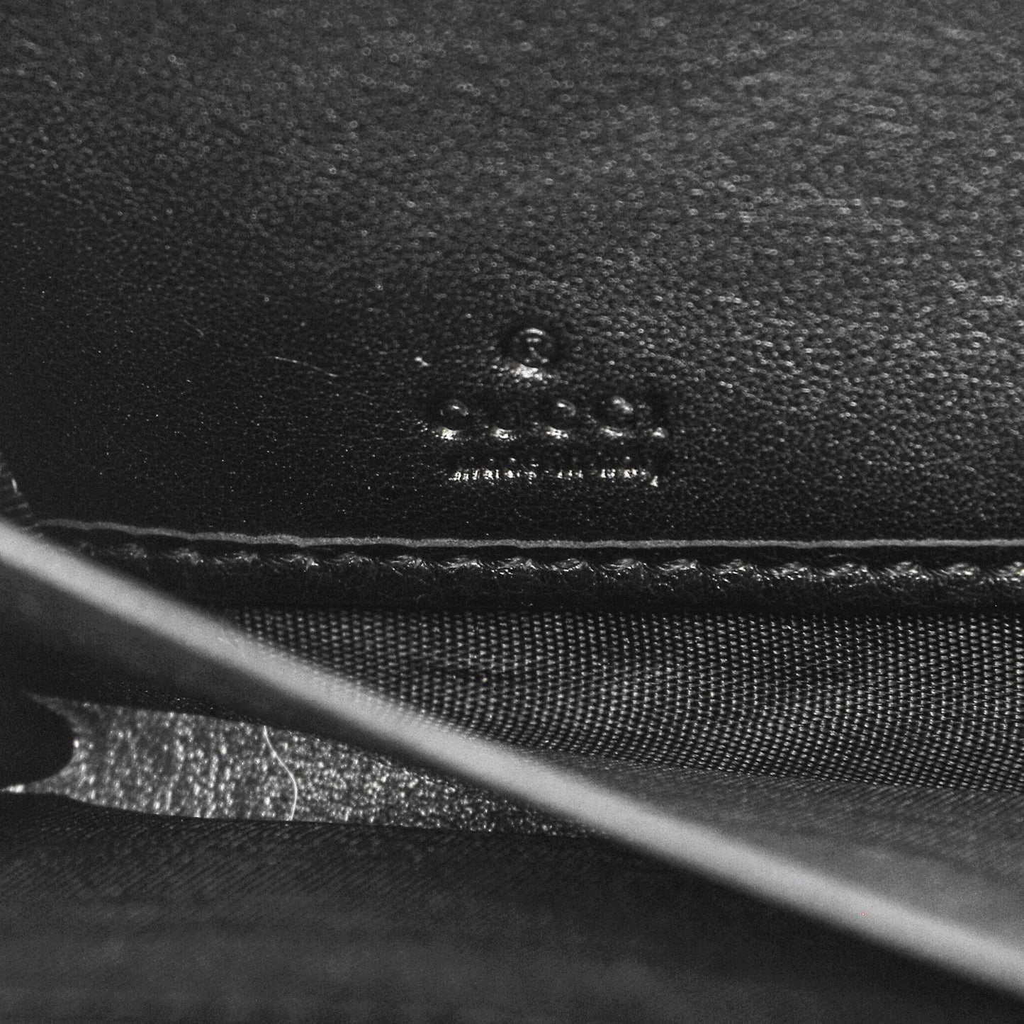 Guccissima Signature Microguccissima Bree Zip Around Wallet Black