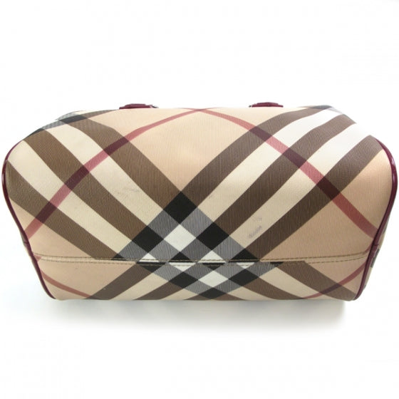Nova Check Chester Bowling Bag Raspberry Sorbet