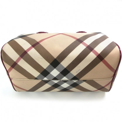 Burberry Nova Check Chester Bowling Bag Raspberry Sorbet 4 of 10