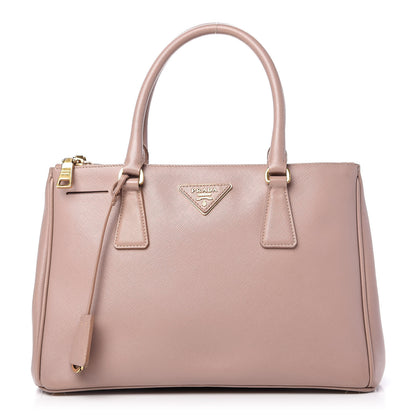 Prada Saffiano Small Galleria Double Zip Tote Orchidea 1 of 11