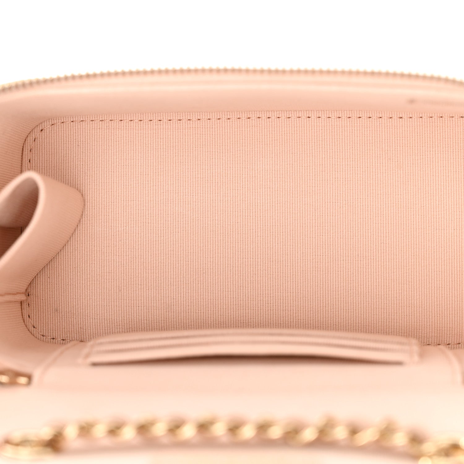 Chanel Caviar Quilted Small Vanity Case With Chain Light Pink 5 of 10