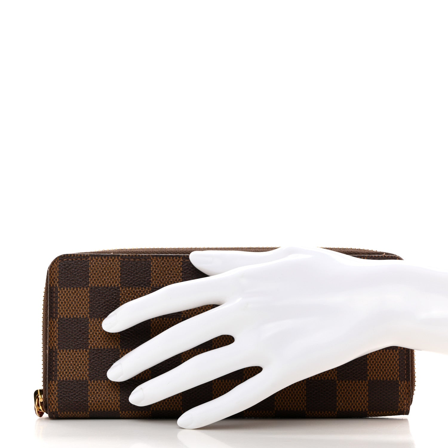 Louis Vuitton LOUIS VUITTON Damier Ebene Clemence Wallet Cherry 2 of 8