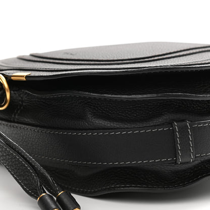 Chloe Calfskin Medium Marcie Round Crossbody Bag Black 11 of 11