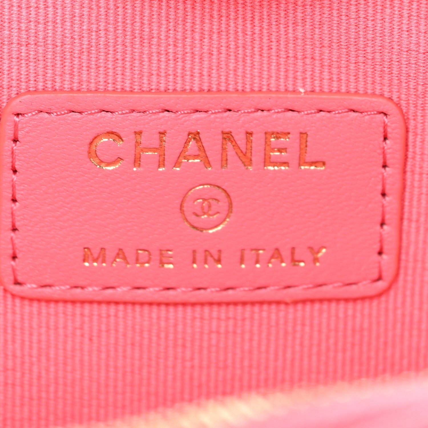 Chanel Lambskin Quilted CC In Love Heart Waist Belt Bag With Chain Pink 6 of 11