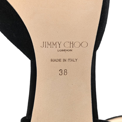 Jimmy Choo Suede Kambree 85 Pumps 38 Black 7 of 7