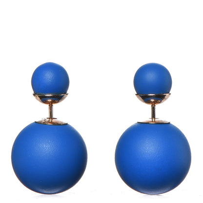 Christian Dior Mise En Dior Tribal Earrings Blue 1 of 5