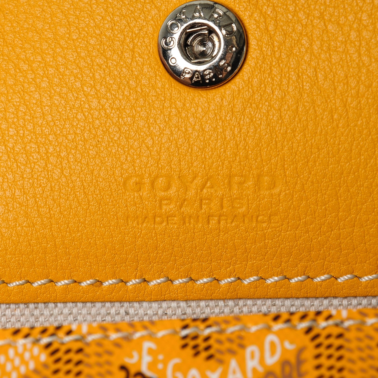 Goyard Goyardine Saint Louis GM Yellow 6 of 9