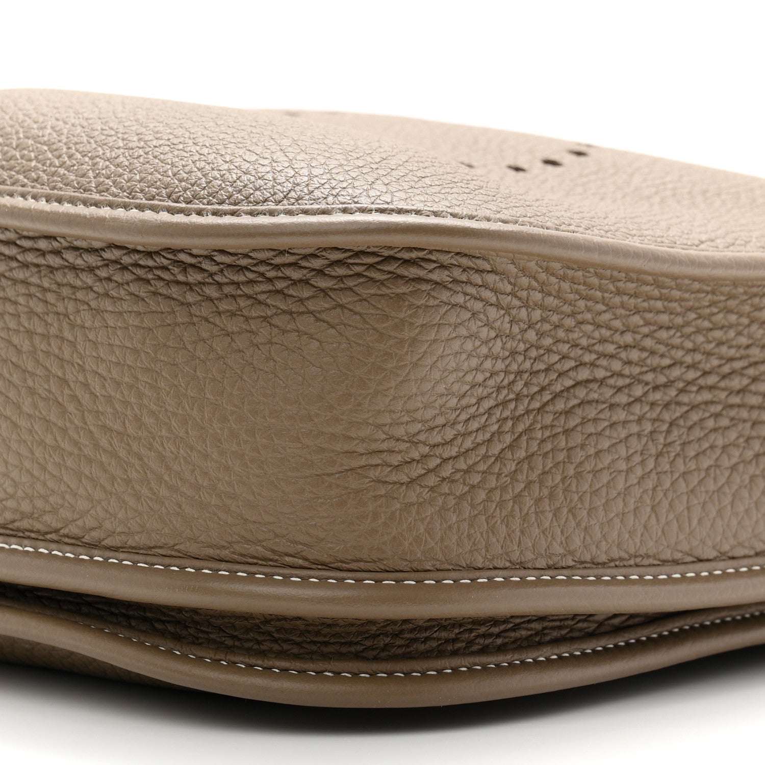 Hermes Taurillon Clemence EVELYNE III PM Etoupe 10 of 11