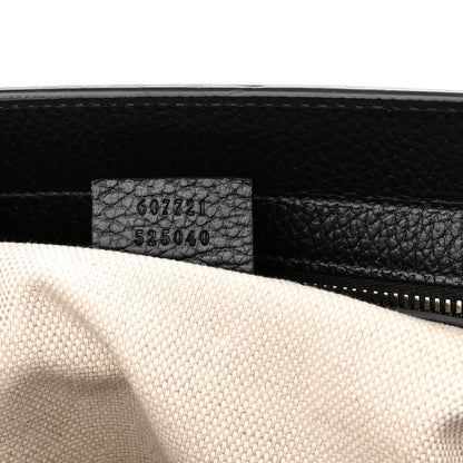 Gucci Dollar Calfskin Large Soho Top Handle Satchel Black 7 of 10