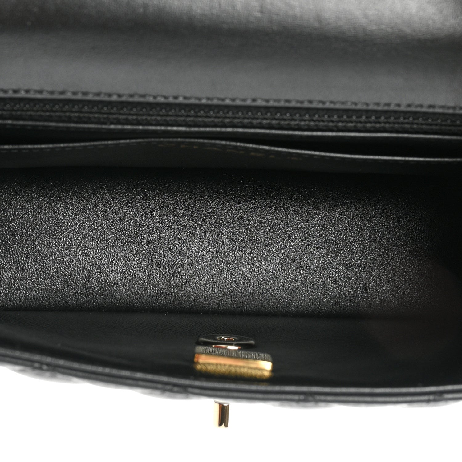 Chanel Lambskin Quilted Mini Rectangular Flap Black 5 of 10
