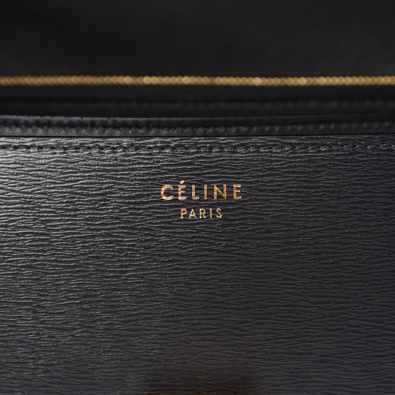 Celine Liege Calfskin Medium Classic Box Flap Bag Black 8 of 11
