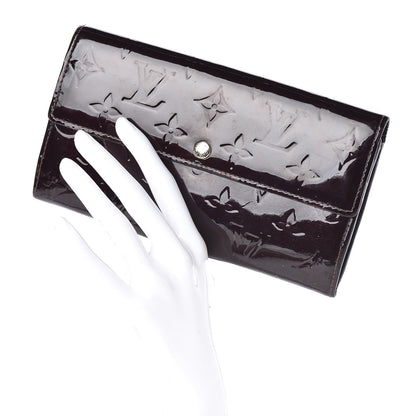 Louis Vuitton Vernis Sarah Wallet Amarante 2 of 16