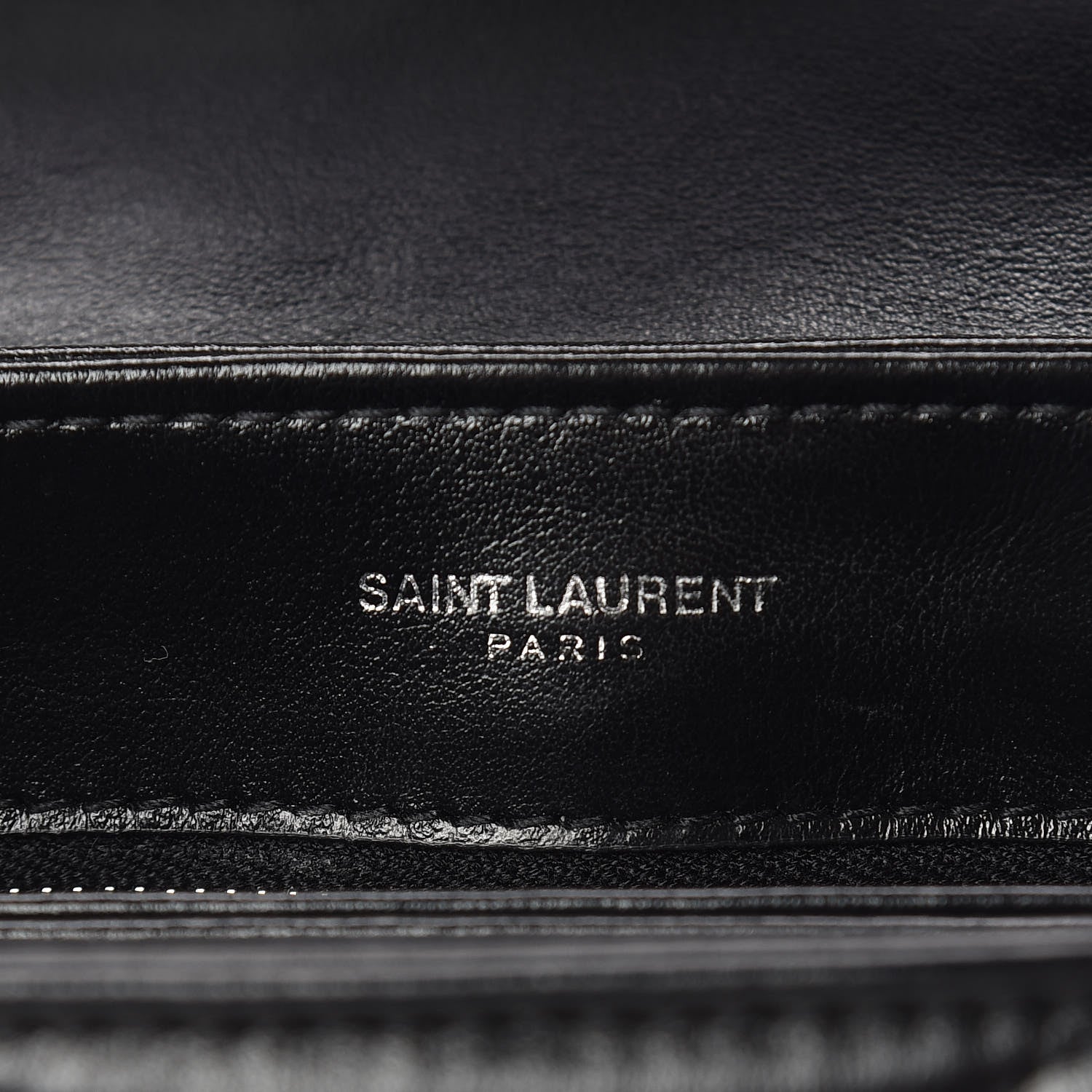Saint Laurent Calfskin Y Quilted Monogram Toy Loulou Crossbody Bag Black 6 of 11
