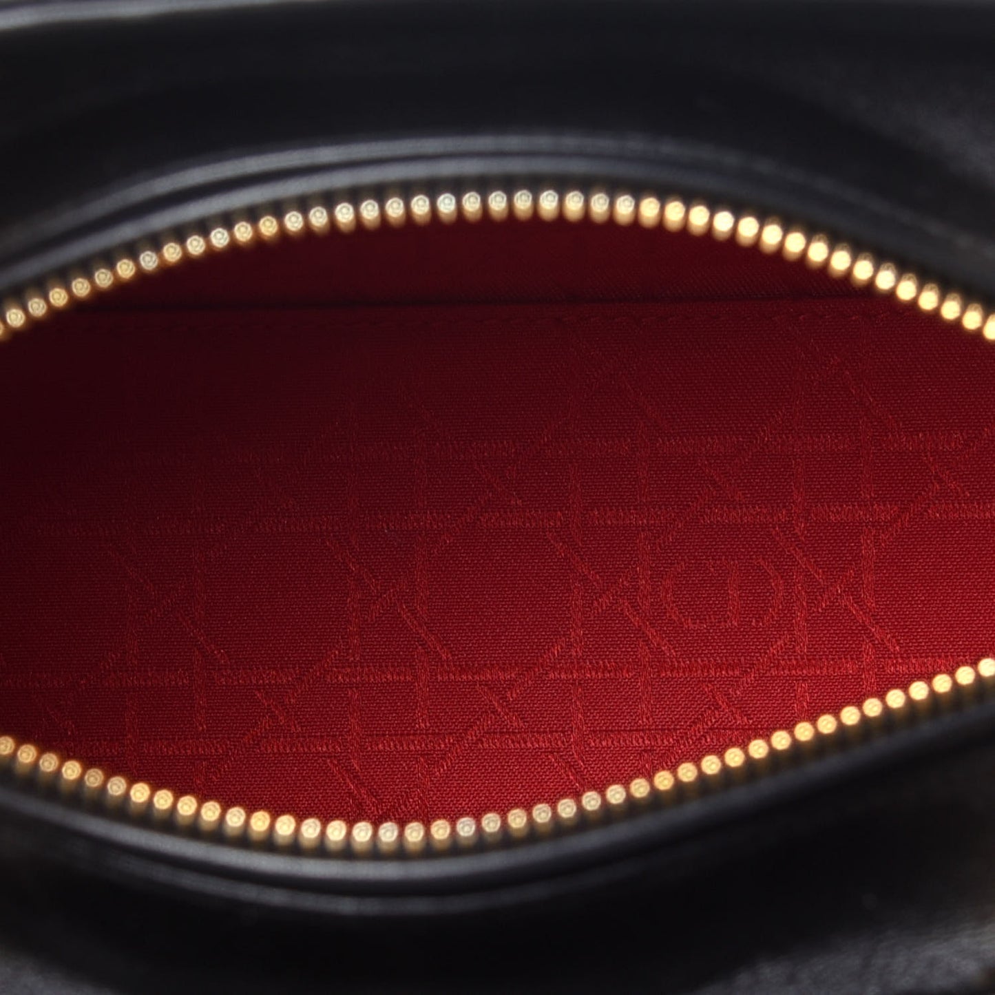 Lambskin Cannage Medium Lady Dior Black