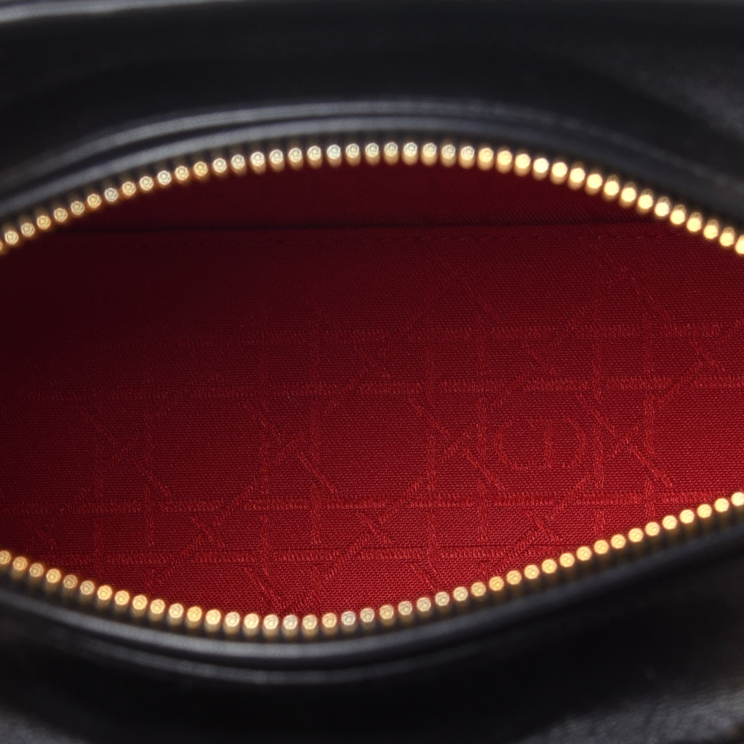 Christian Dior Lambskin Cannage Medium Lady Dior Black 6 of 12