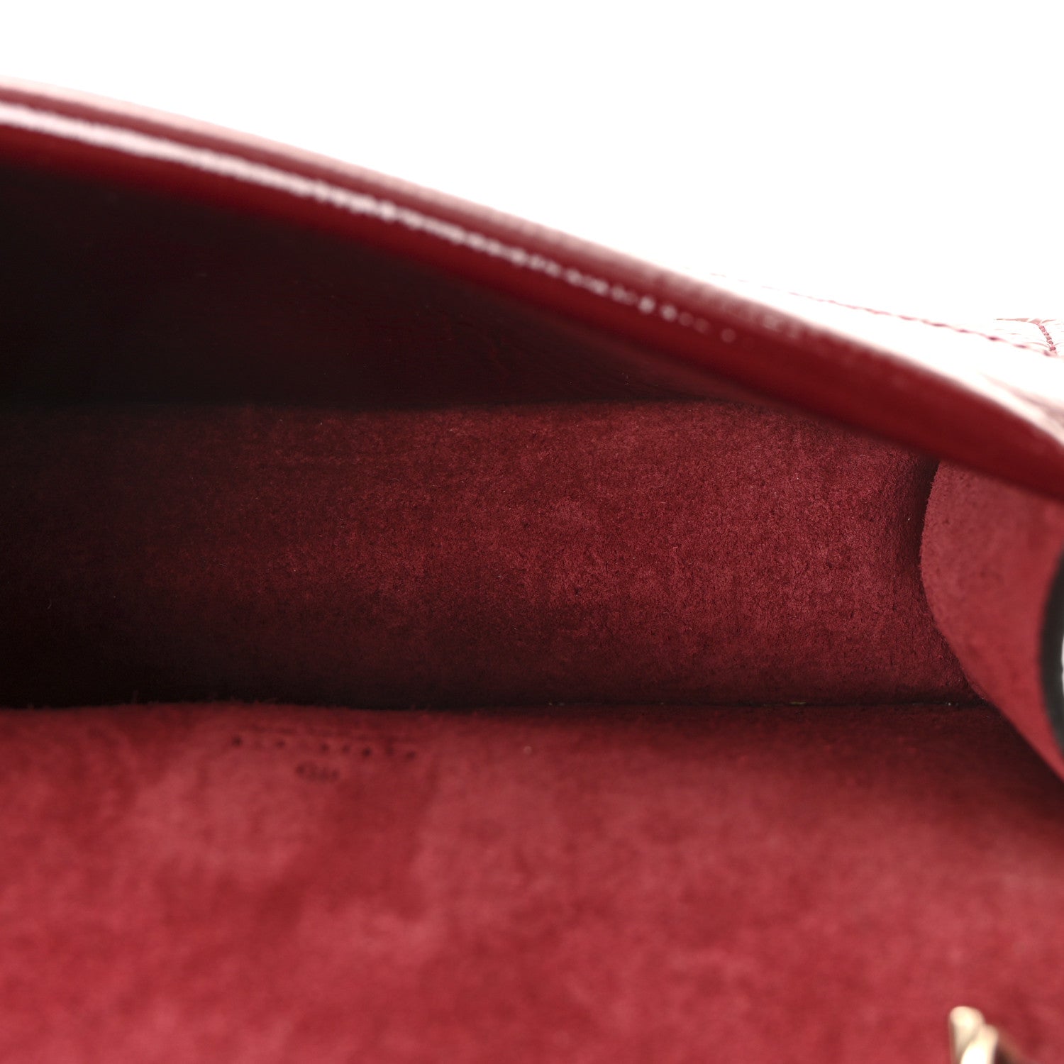 Gucci Crinkled Patent Mini Dionysus Shoulder Bag Rosso Ancora Red 5 of 9