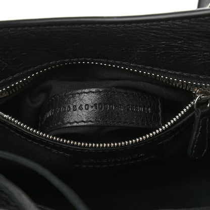 Balenciaga Agneau Arena Neo Cagole Handbag XS Black 8 of 9