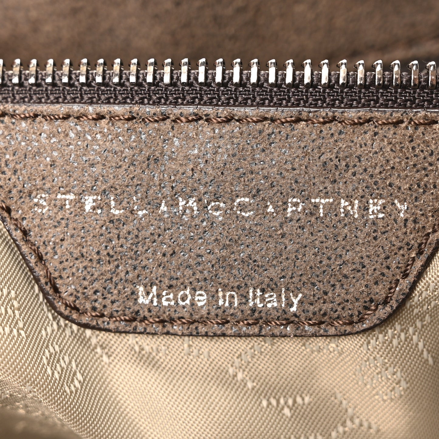 Shaggy Deer Falabella Fold Over Tote Grey