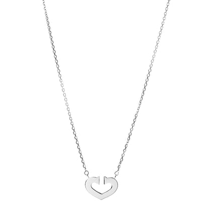 Cartier 18K White Gold Medium Hearts and Symbols Necklace 1 of 6