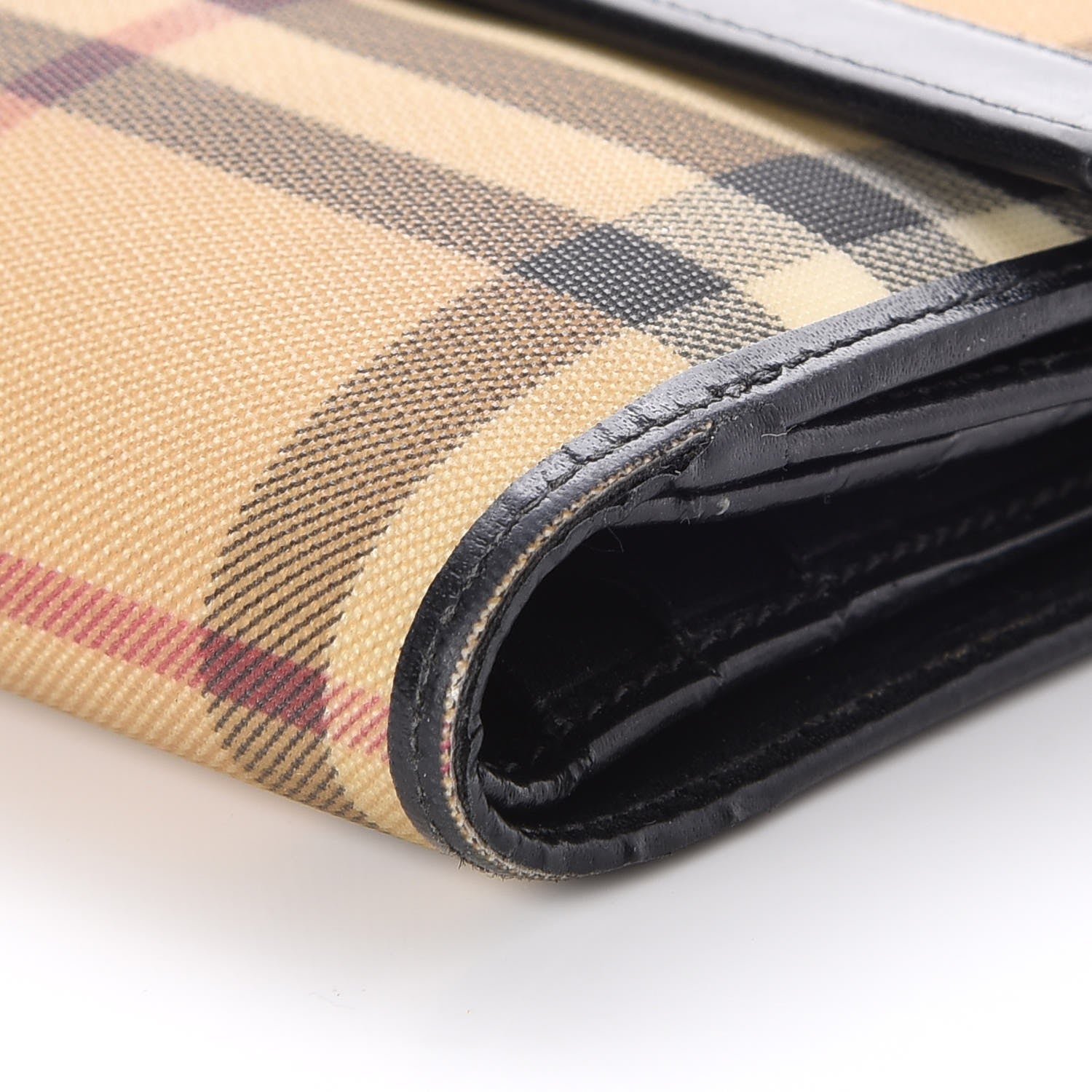 Burberry House Check Compact Wallet Black 9 of 12