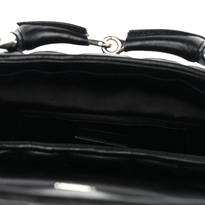 Gucci Nappa Vertical Matelasse Small Maxi Horsebit Chain Shoulder Bag Black 5 of 10