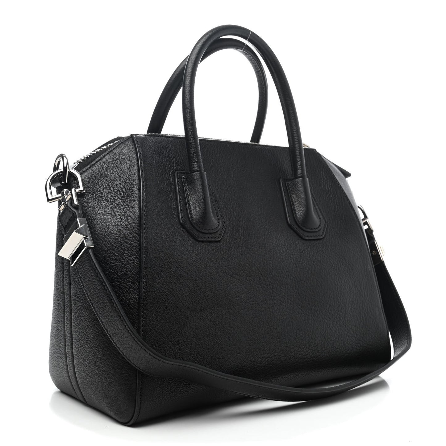 Sugar Goatskin Small Antigona Black