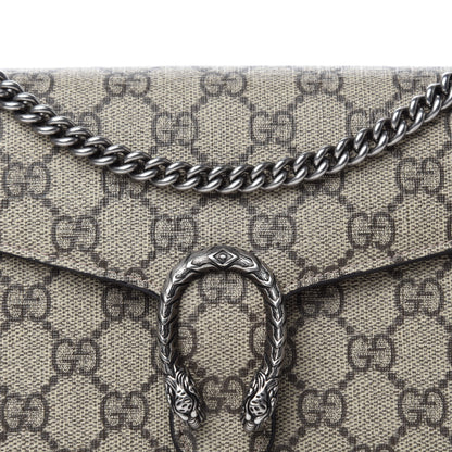 Gucci GG Supreme Monogram Mini Dionysus Chain Wallet Beige Taupe 12 of 13