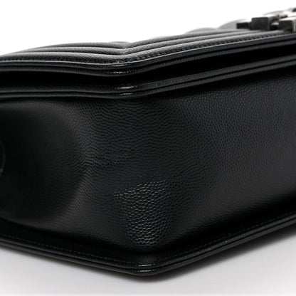 Chanel Caviar Quilted Medium Boy Flap Black 8 of 9