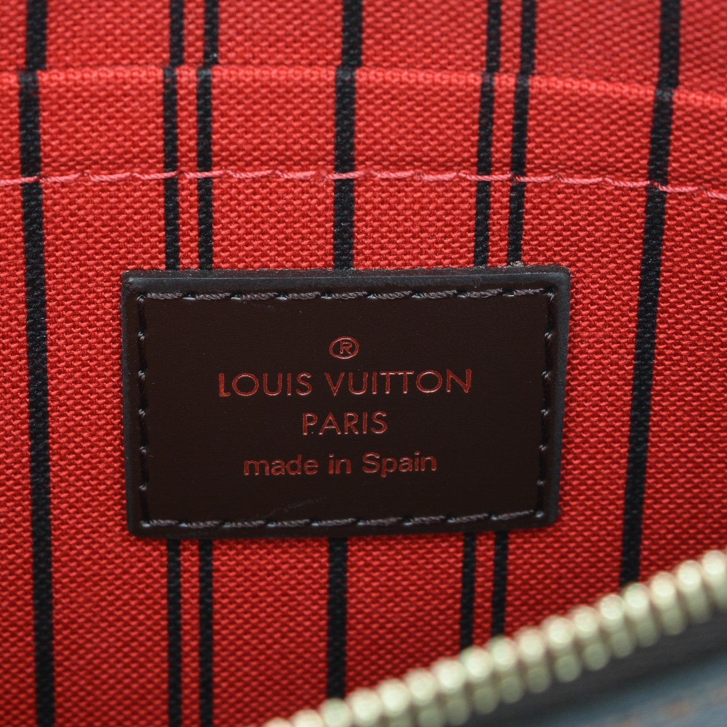 Louis Vuitton Damier Ebene Neverfull MM GM Pochette 6 of 7